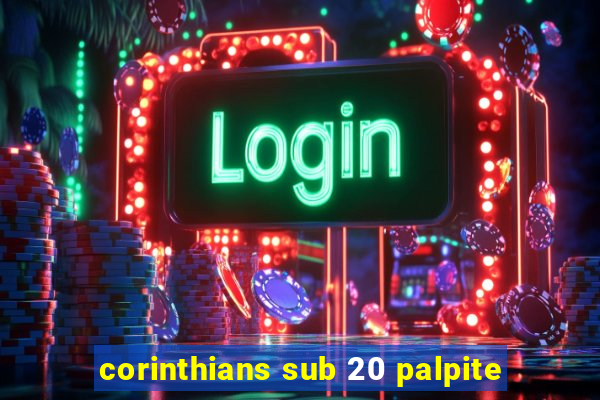 corinthians sub 20 palpite